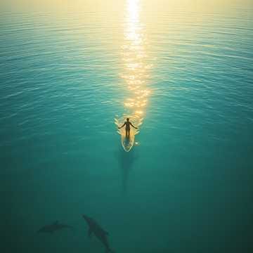 Golden Hour in Maldives