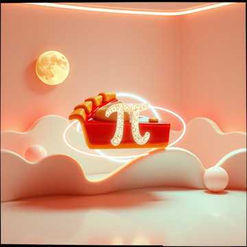Happy Pie Day- March 14 (3.14)/Take a slice of pie and a slice of π.