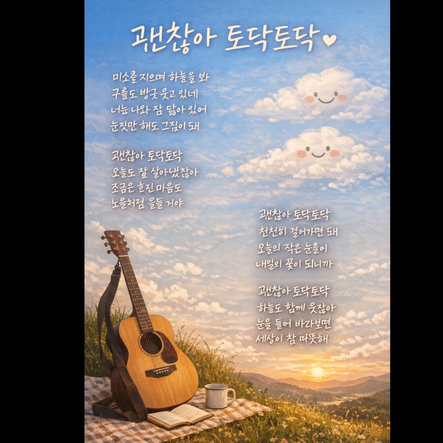 괜찮아 토닥토닥