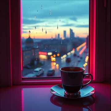 Капли по стеклу2