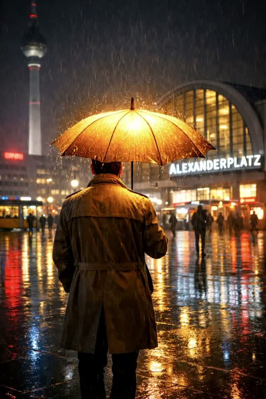 Ich bin nur ein Regenschirm
