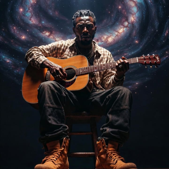 Hit His Guitar