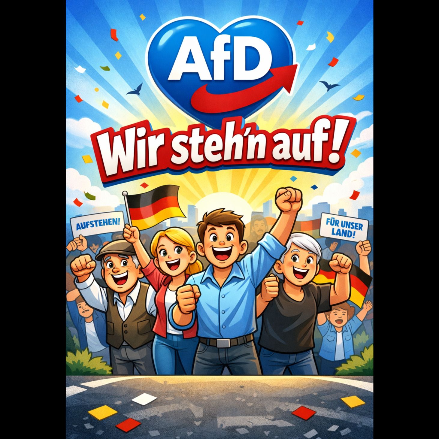 Wir steh’n auf“