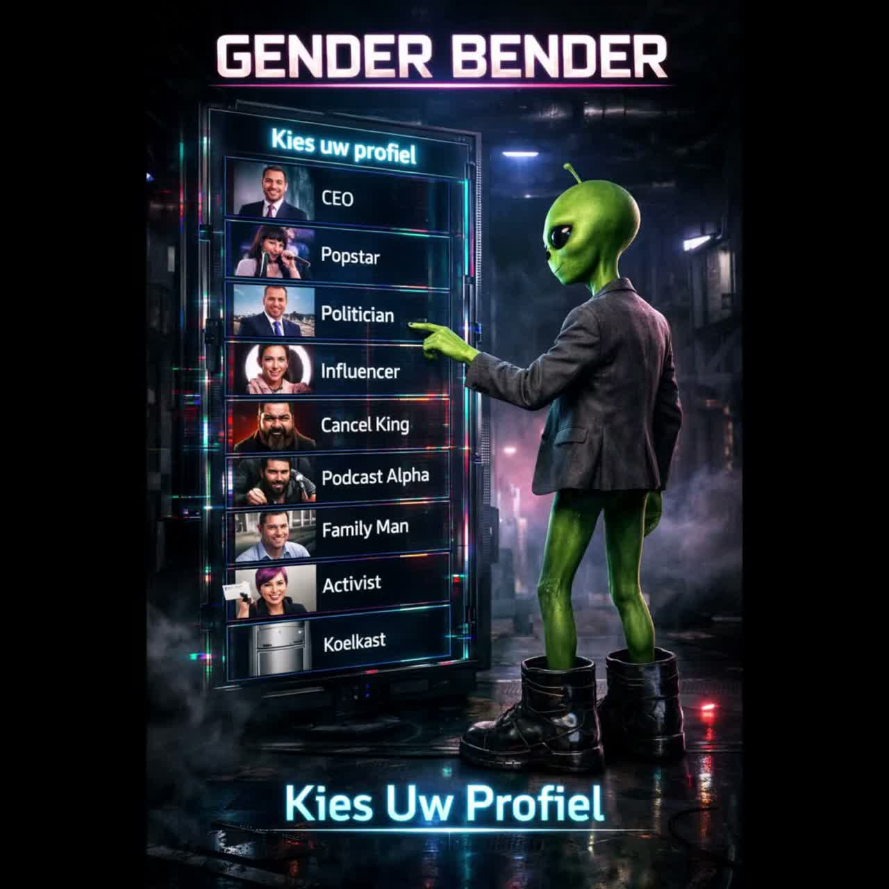 Gender Bender - Kies uw Profiel