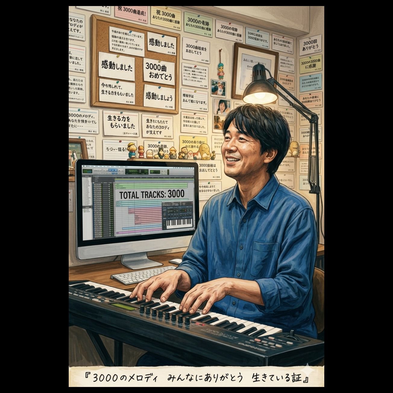 3000曲に届いた日
