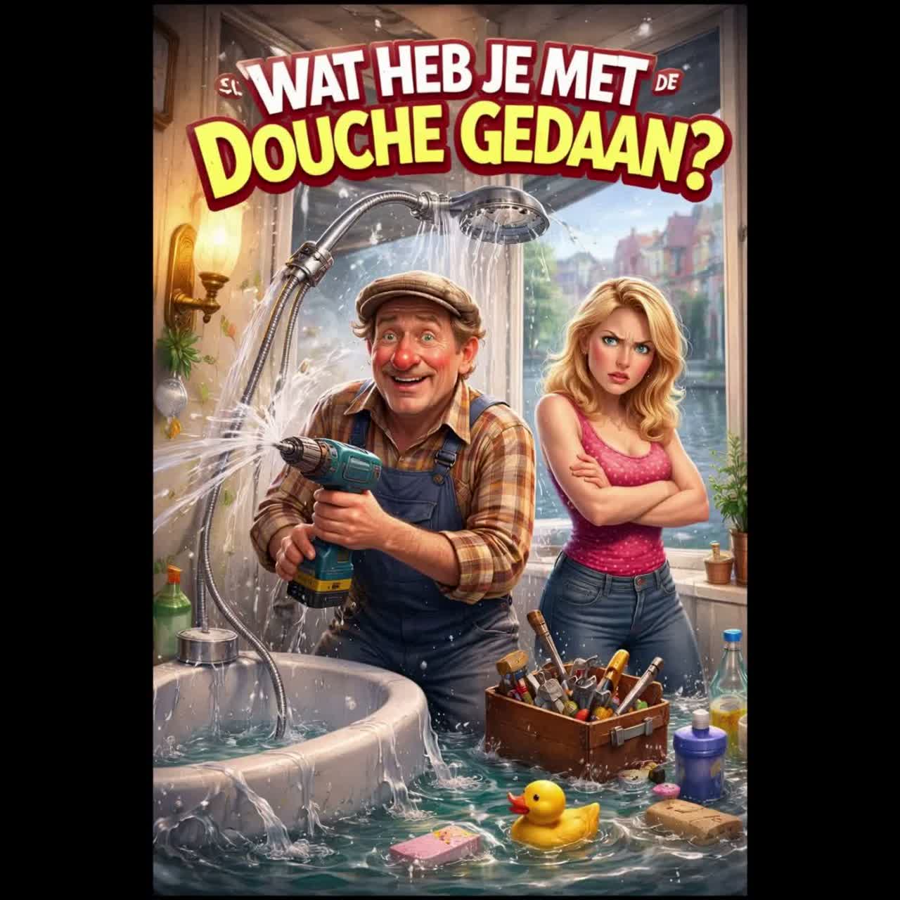 Wat heb je met de douche gedaan?!