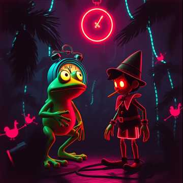 Pinocchio&Crazy Frog in Zoo