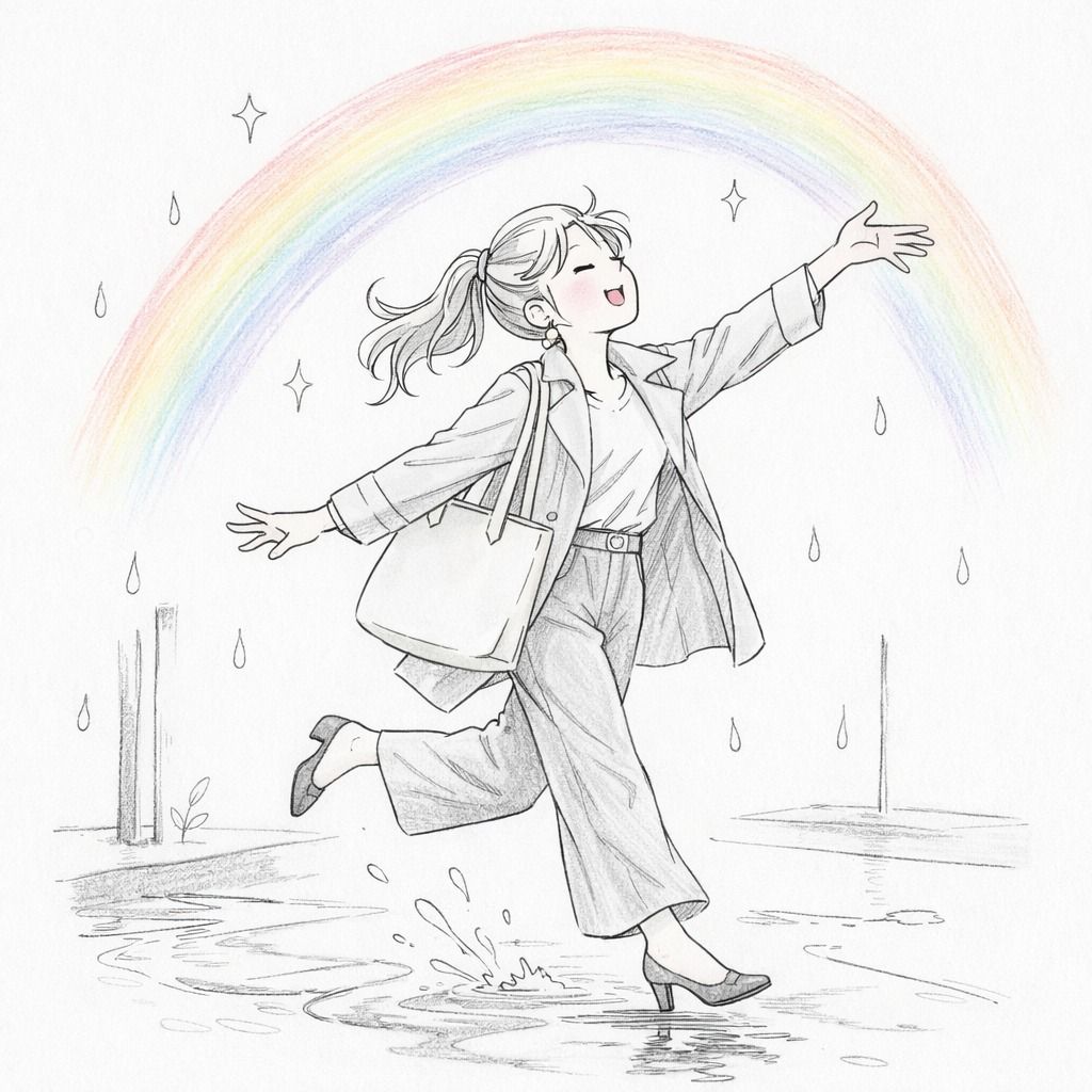 雨あがりコンビニ