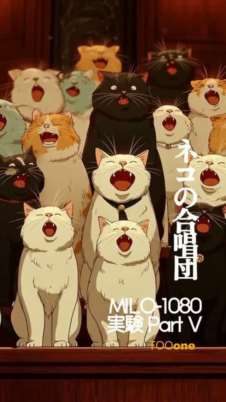 TIPS: MILO-1080の実験 part V : ネコの合唱団 Experiment Part V: The Cat Choir