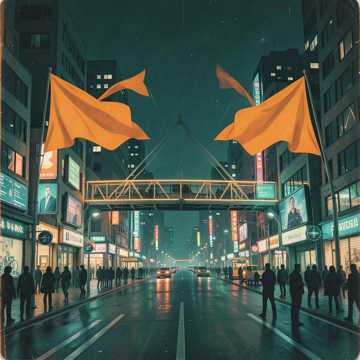 MARCH, The city is glowing