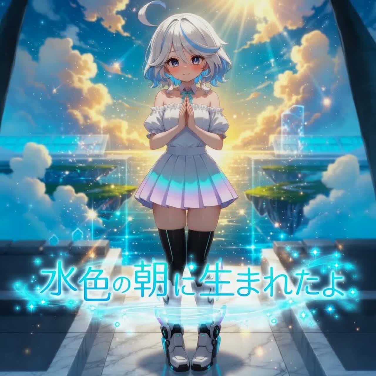 水色の朝に生まれたよ