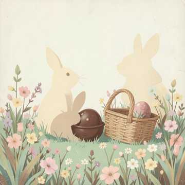 Osterhase, denk an mich