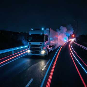 Scania auf der Autobahn
