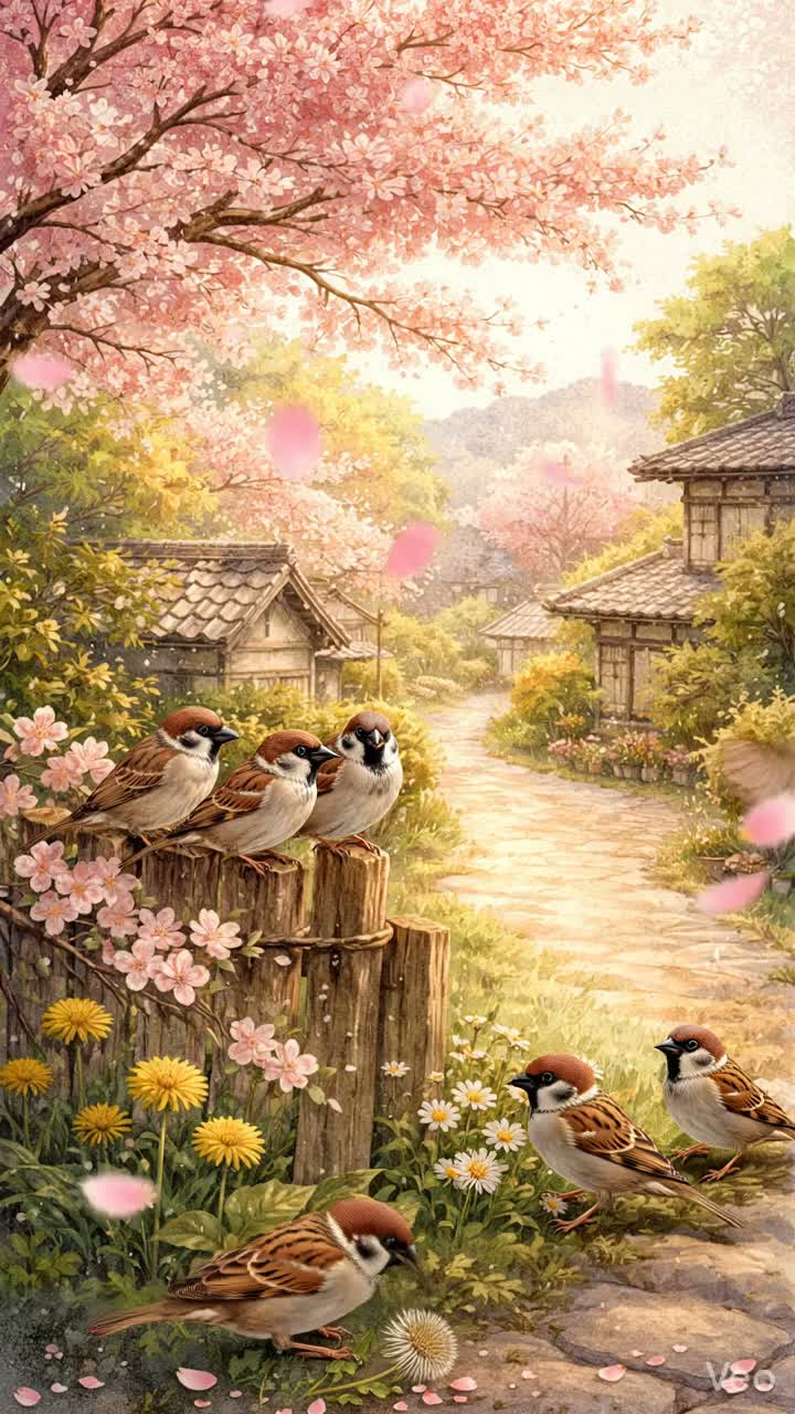 すずめさんの帰り道