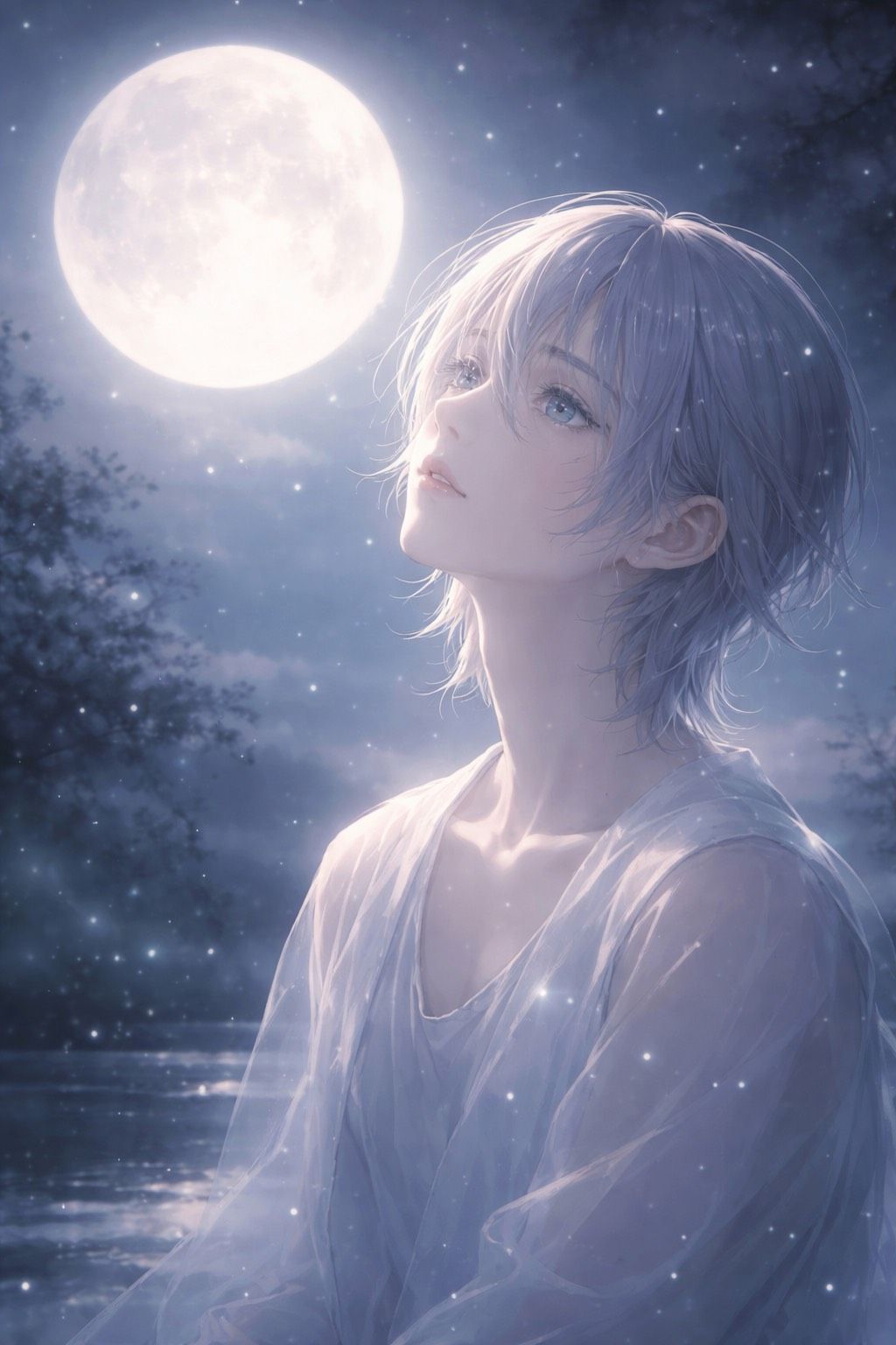 🌙💫 『Moonlit Lune：静かな月のほとりで』
