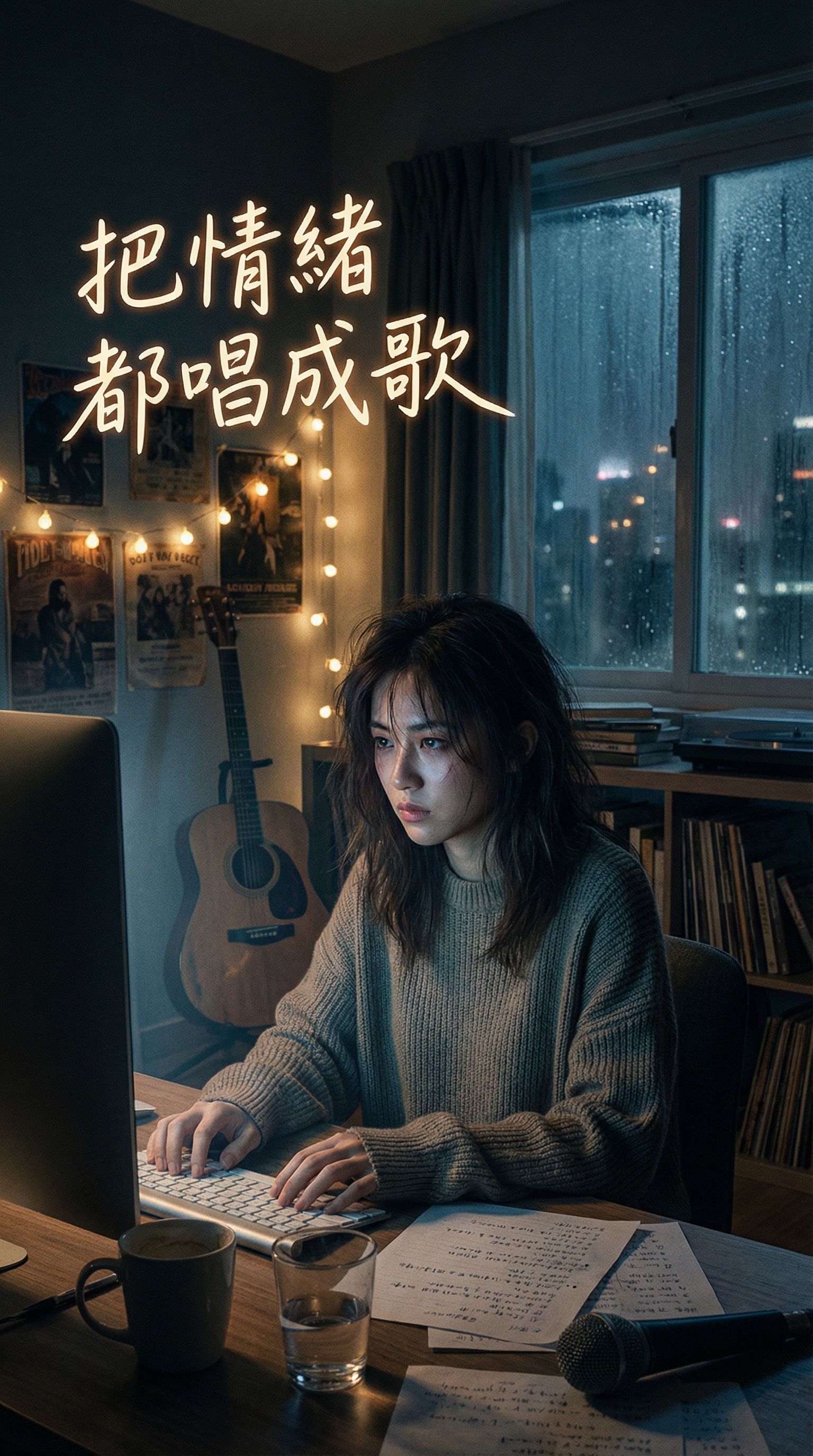 把情緒都唱成歌
