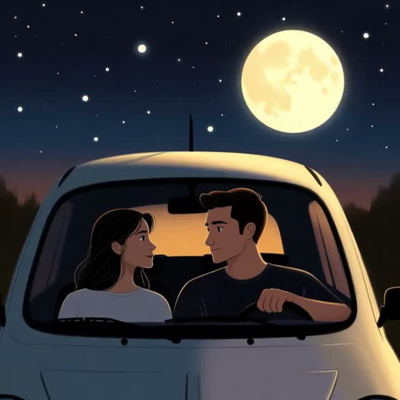 Beyond the moon tonight