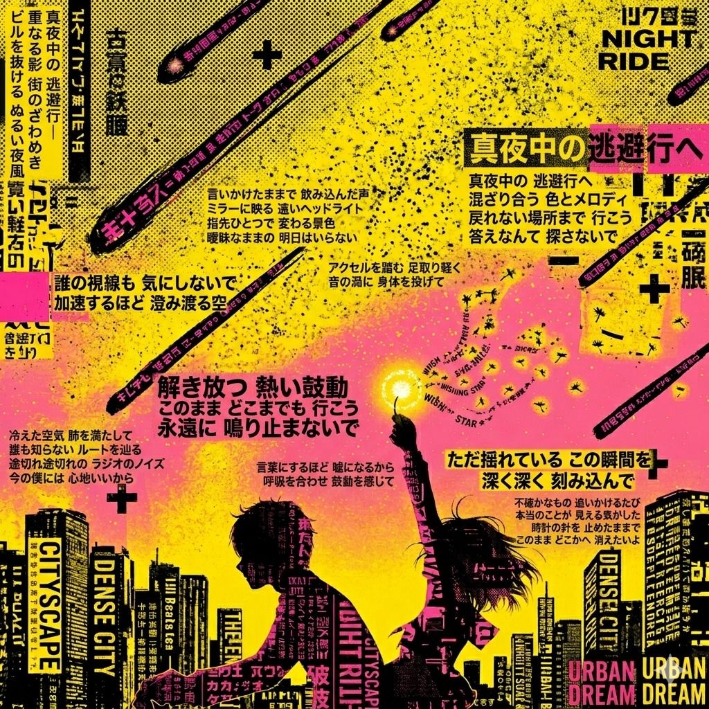 真夜中の 逃避行
