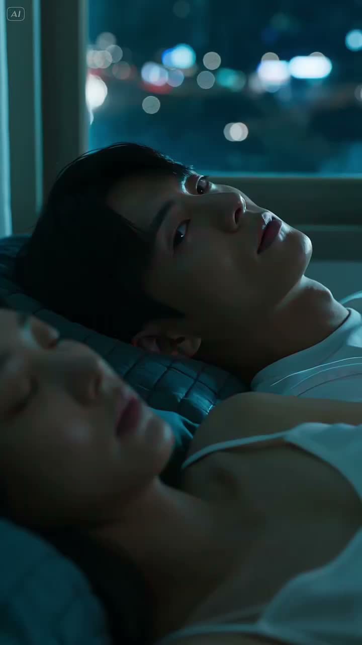 맞닿은 어깨 사이
