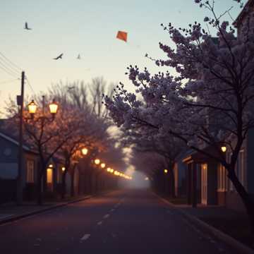 The silence tears the night apart