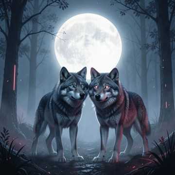 Deux Loups Solitaires