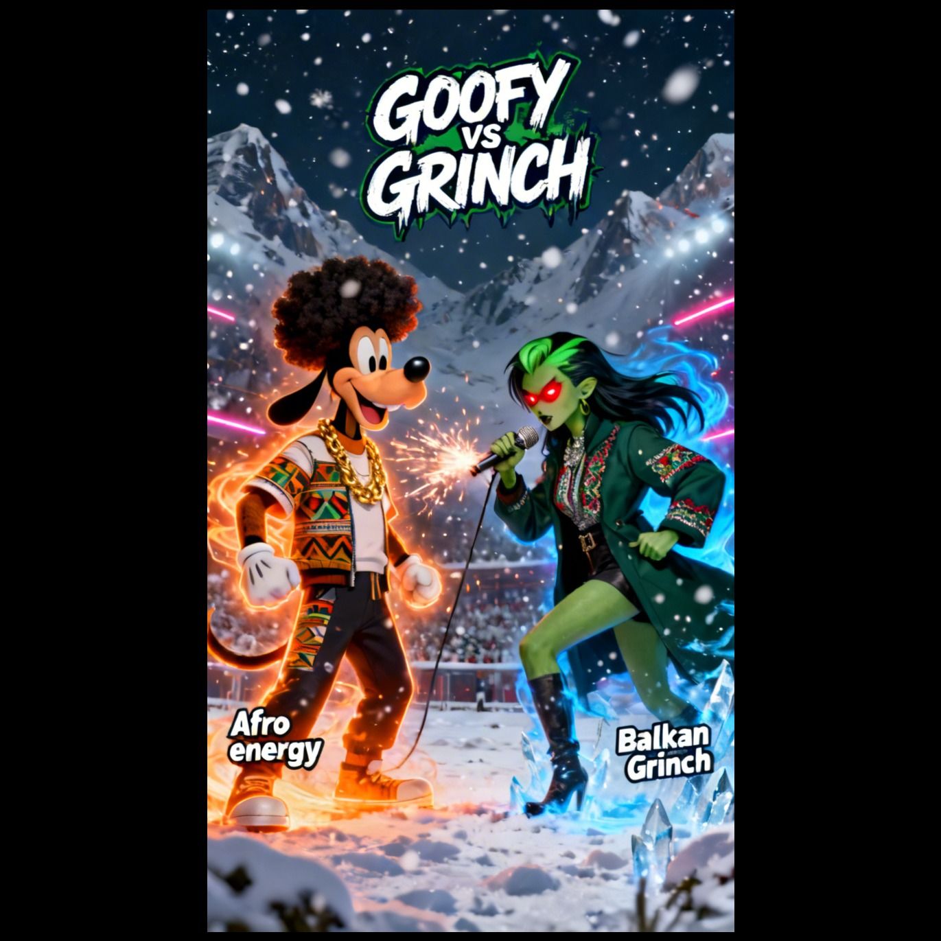 Goofy vs Grinch