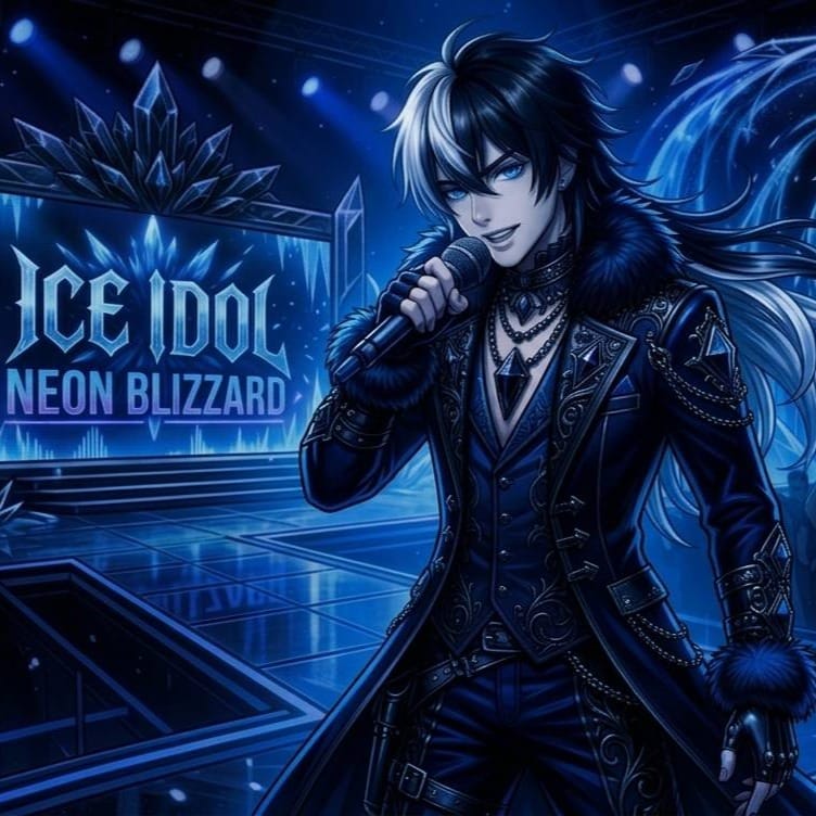 NEON BLIZZARD (Ice Idol OC)