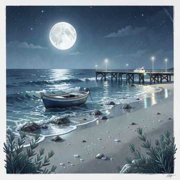 Sur le rivage, j'ai tenu ta main