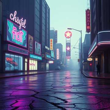 Neon Ghost Town