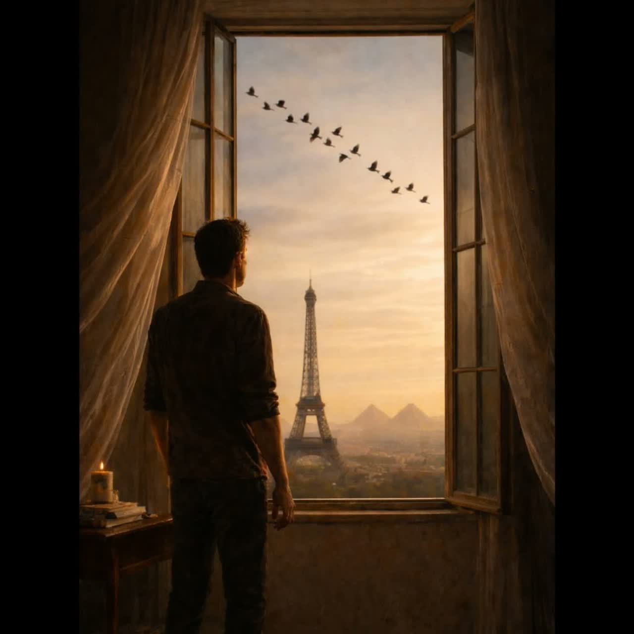 Regardant Par La Fenêtre