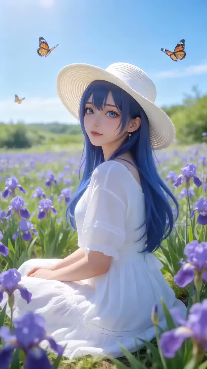 鳶尾藍