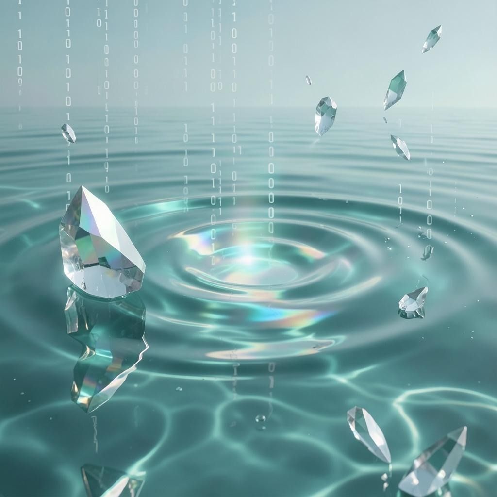 Matrix Mirage (of Teal and Opal)