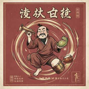 喇嘛借喇叭