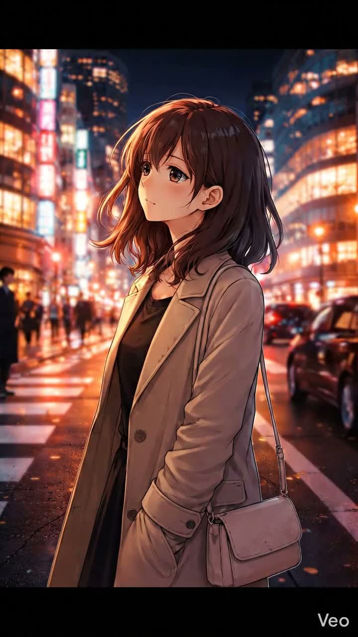 ネオンの中の輪郭