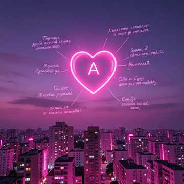 My heart is beating fast for you and you alone In English and Russian