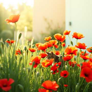 Coquelicots dans mon jardin 2