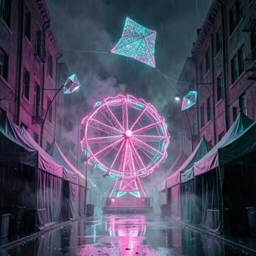 Kirmes Dark Loving Glitzer - Arbeitstitel