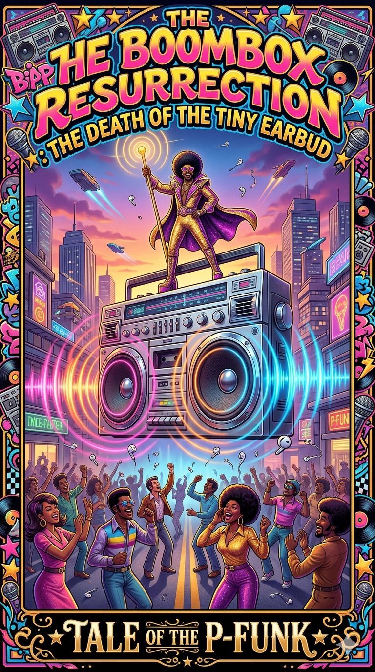 THE BOOMBOX RESURRECTION: THE DEATH OF THE TINY EARBUD