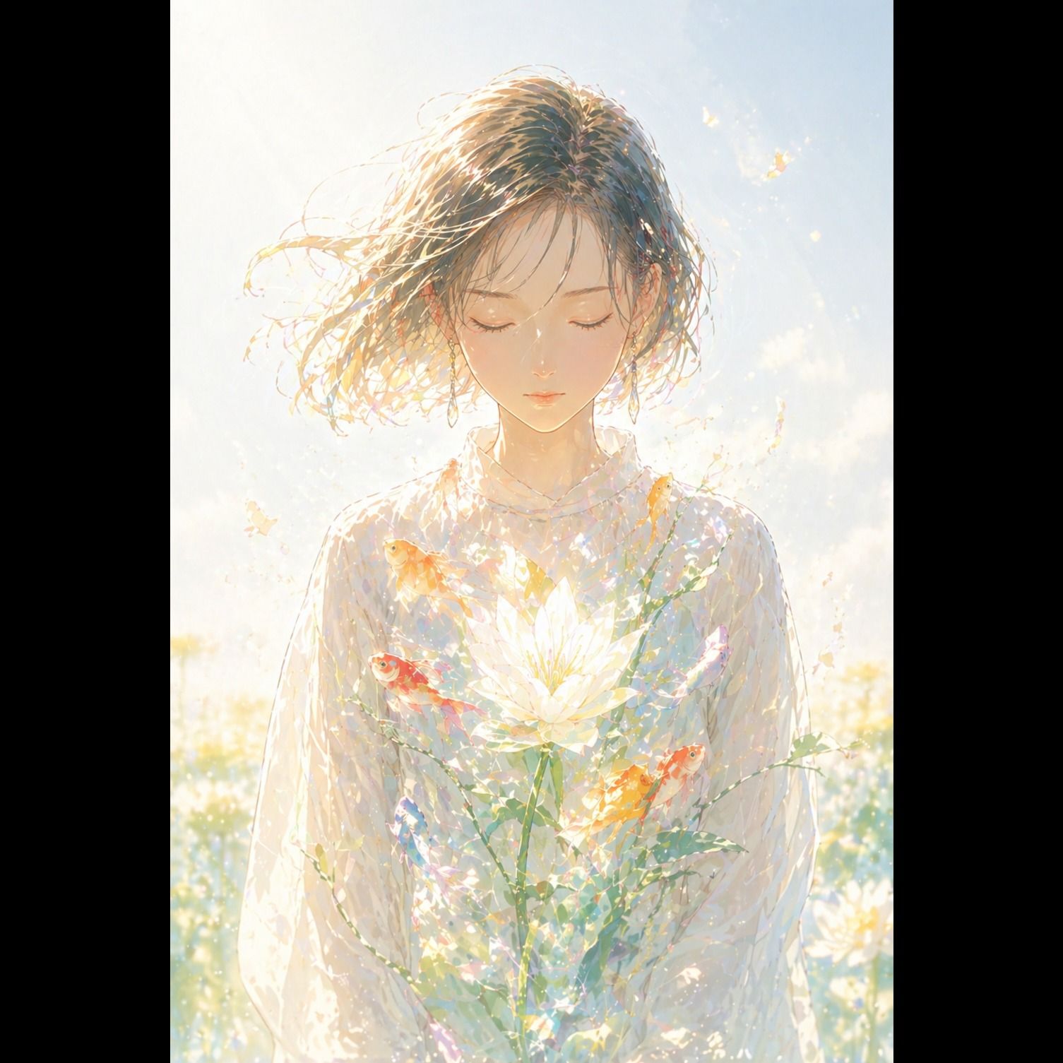 白い花は夢を見る (Cover)