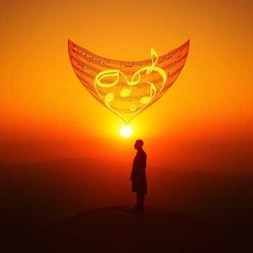 Love’s a song we write in gold In English and German