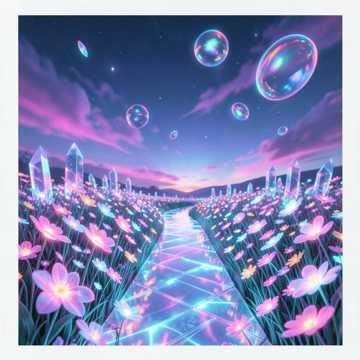 Glowing Flower Meadow (EDM)