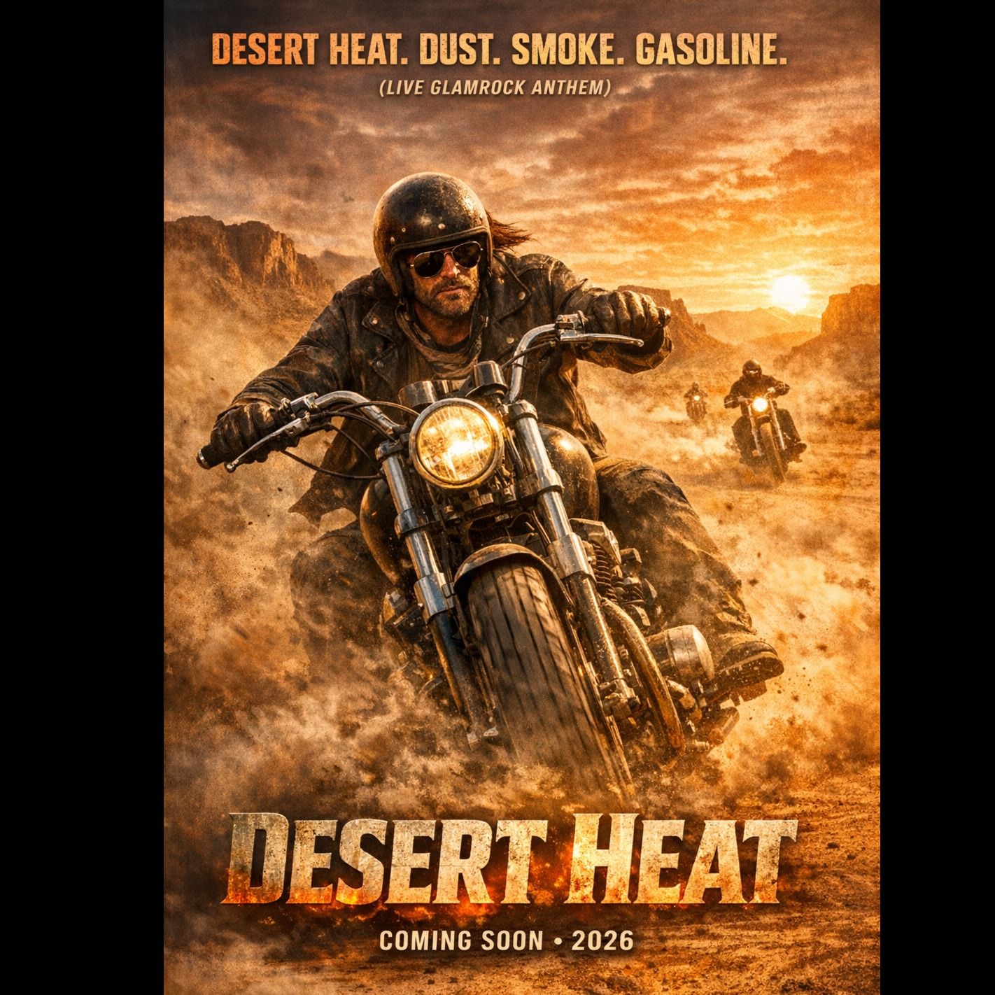 Desert Heat. Dust. Smoke. Gasoline. (Live Glamrock Anthem) 2026
