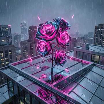 Neon Roses"