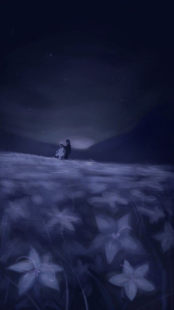 Title: 달빛 아래서