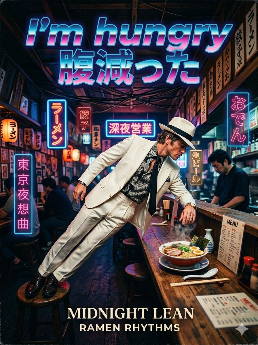I'm hungry 腹減った