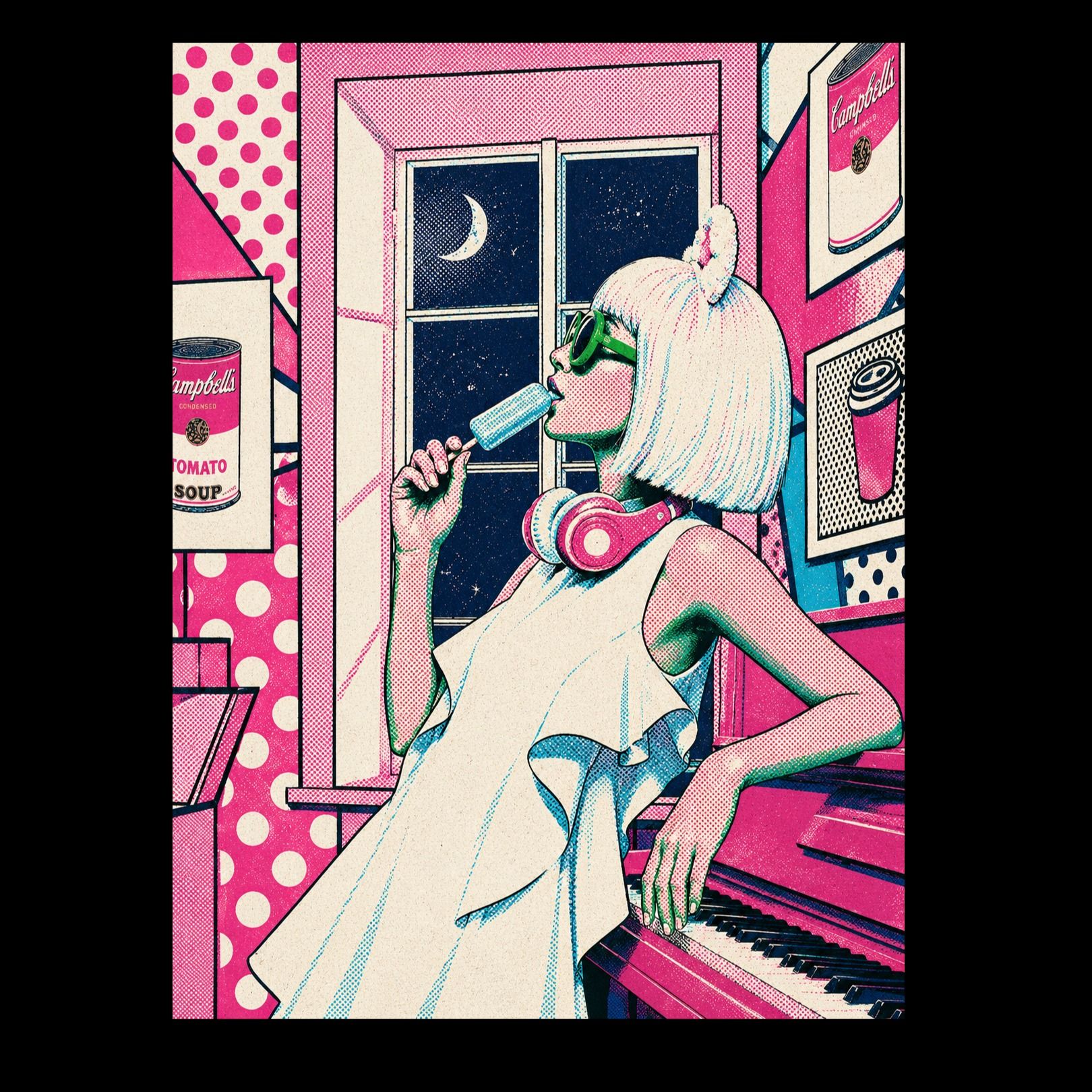 月下のましろきココロウタ One-Week Crush