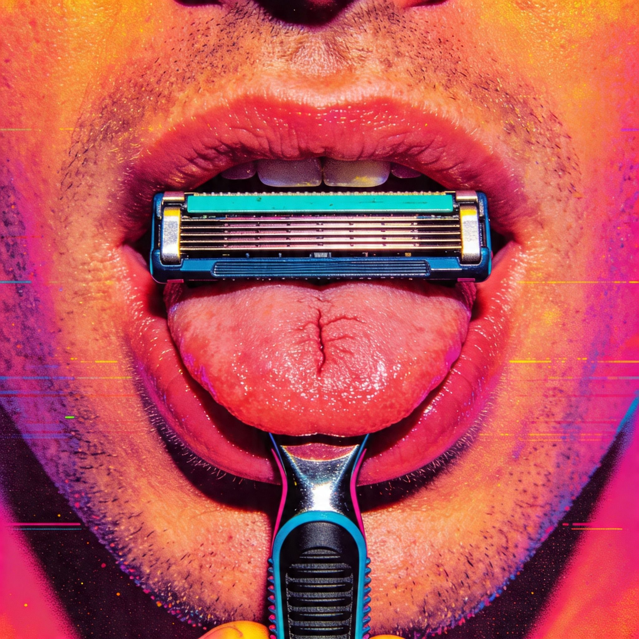 shaved tongue