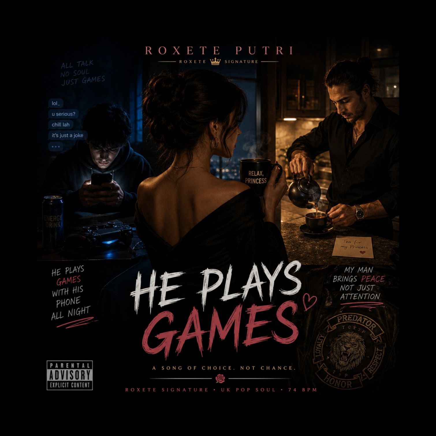 HE PLAYS GAMES – Roxete Putri