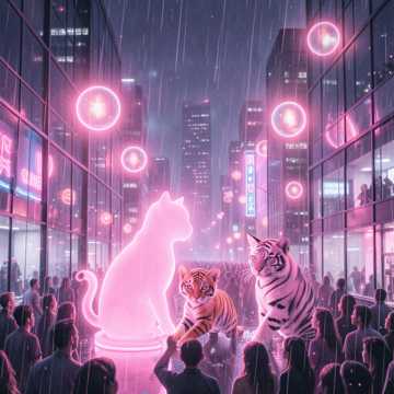 Neon Rainheart