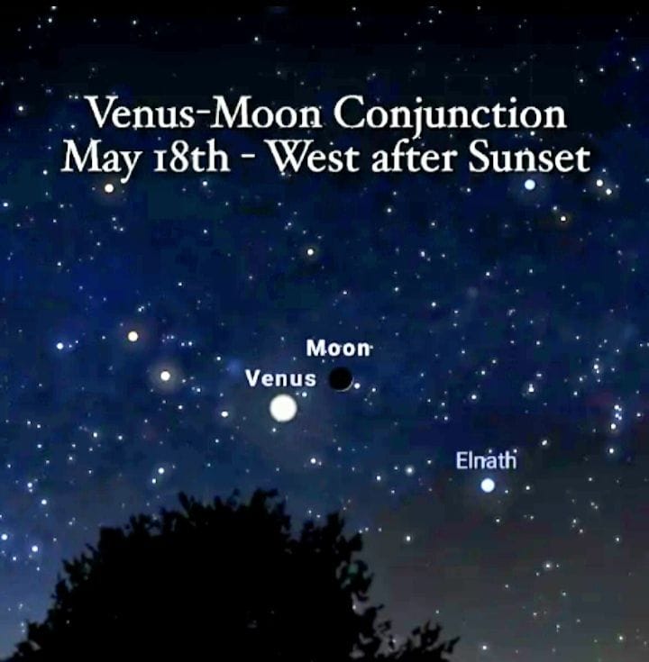Venus, Moon & Elnath